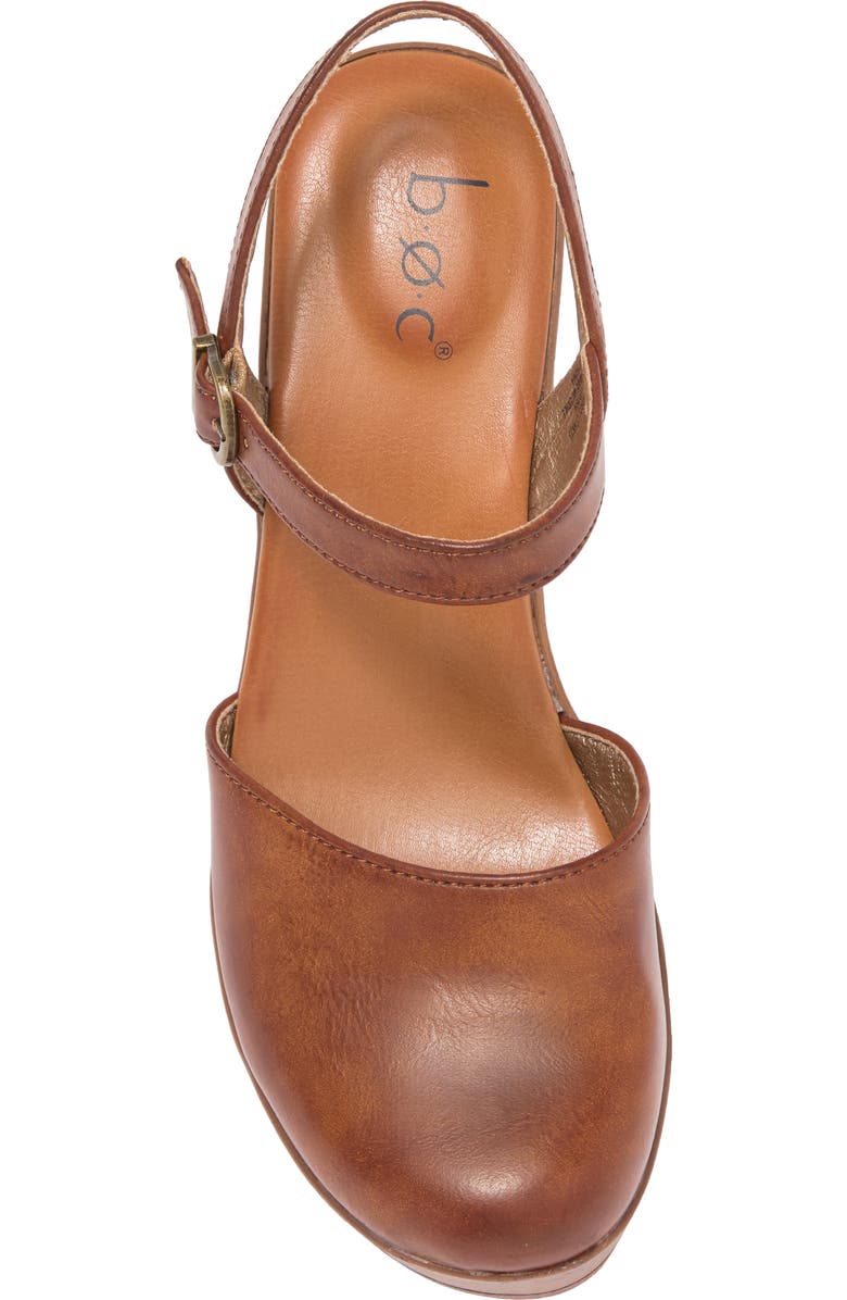 B O C BY BØRN Dalia Platform Clog Sandal, Alternate, color, Dk Tan