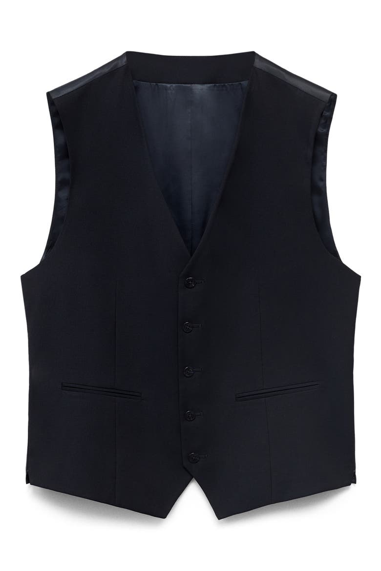 Slim Fit Suit Waistcoat, Main, color, NAVY