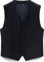 MANGO Slim Fit Suit Waistcoat