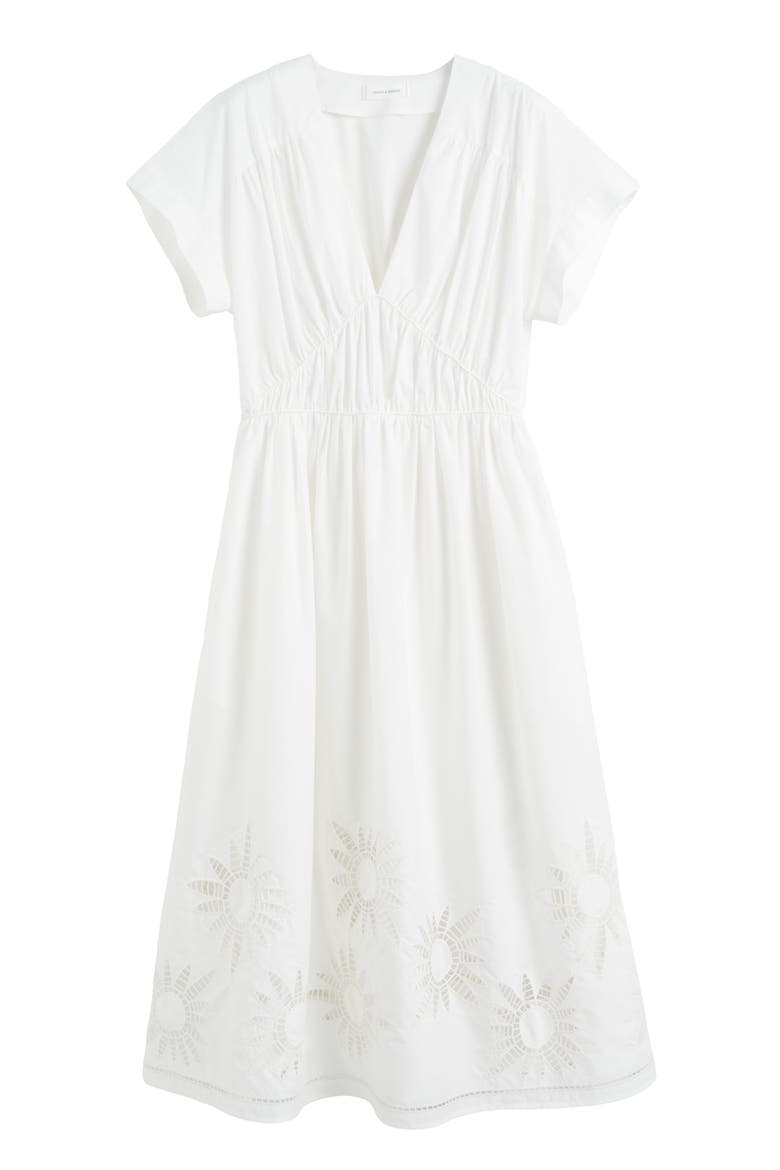 Broderie Dress, Alternate, color, CREAM