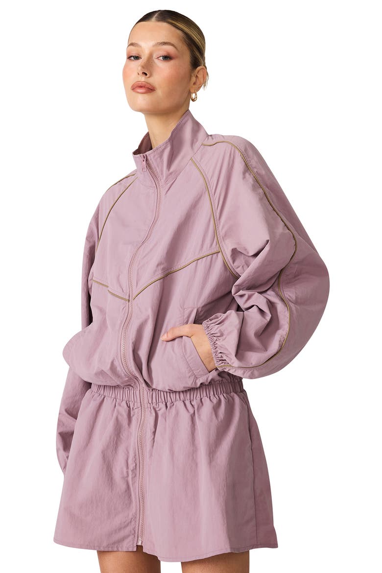 Zip Front Track Dress, Alternate, color, DUBERRY