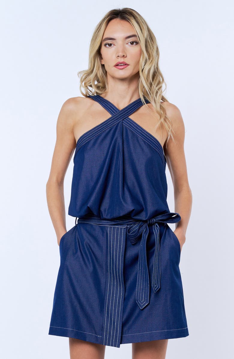 CIEBON Zenia Sleeveless Top, Alternate, color, Medium Blue