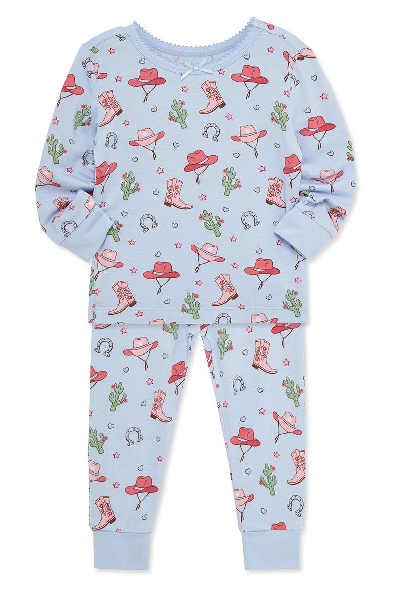 Kids' 2-Pack Fitted Two-Piece Pajamas, Alternate, color, BLUE MULTI