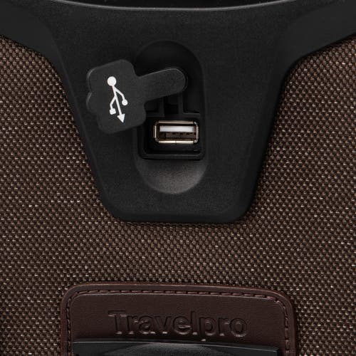 Travelpro Platinum Elite Softside Expandable Carry-on 22-inch 2 Wheel Upright Luggage In Rich Espresso