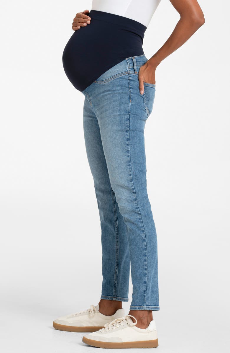 Seraphine Over the Bump Skinny Maternity Jeans, Alternate, color, 