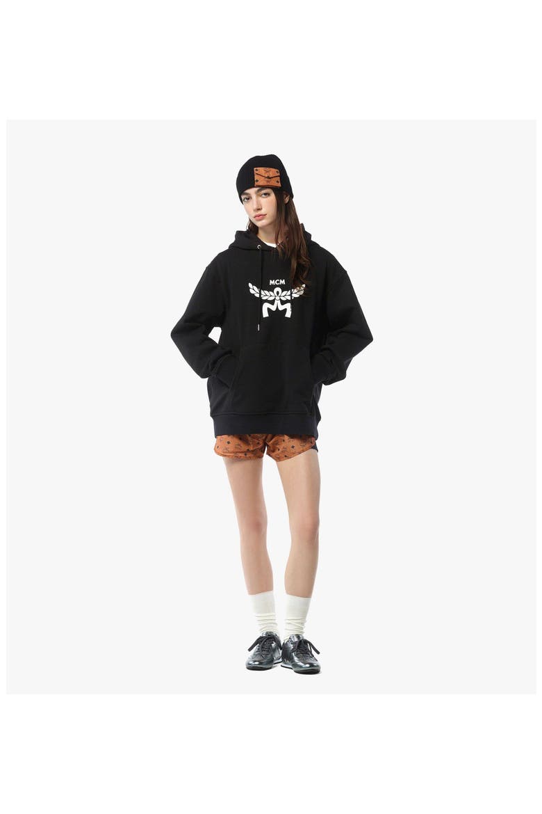 Classic Logo Hoodie in Organic Cotton, Alternate, color, Black