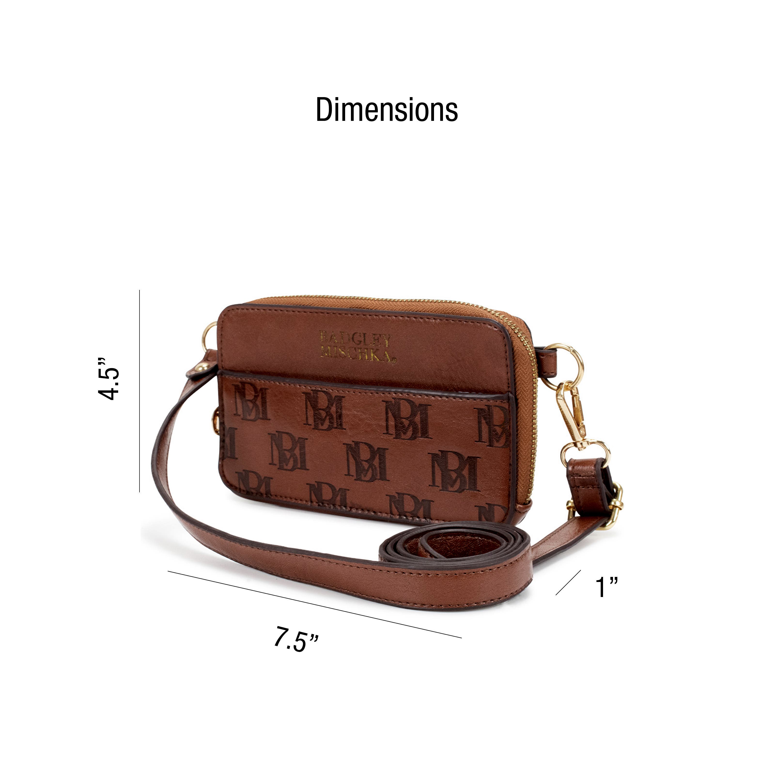 Madalyn Vegan Leather Pouch Belt Bag, Alternate, color, Brown