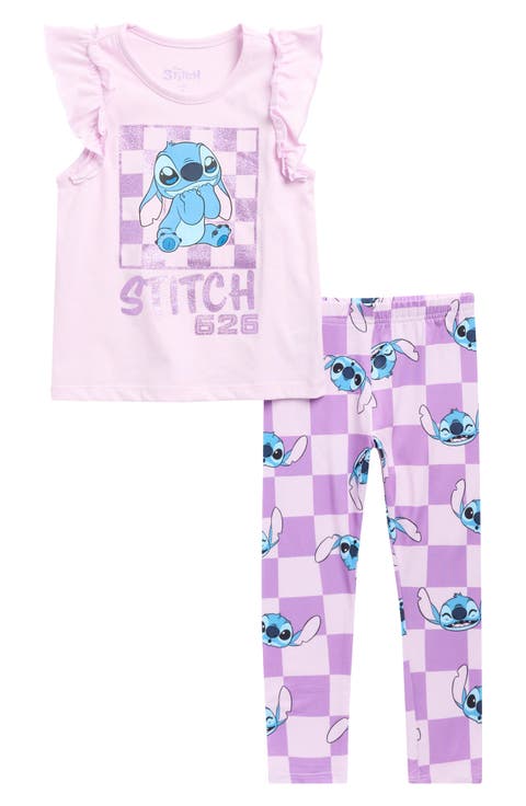 Kids' Stitch T-Shirt & Leggings Set (Toddler & Little Kid)