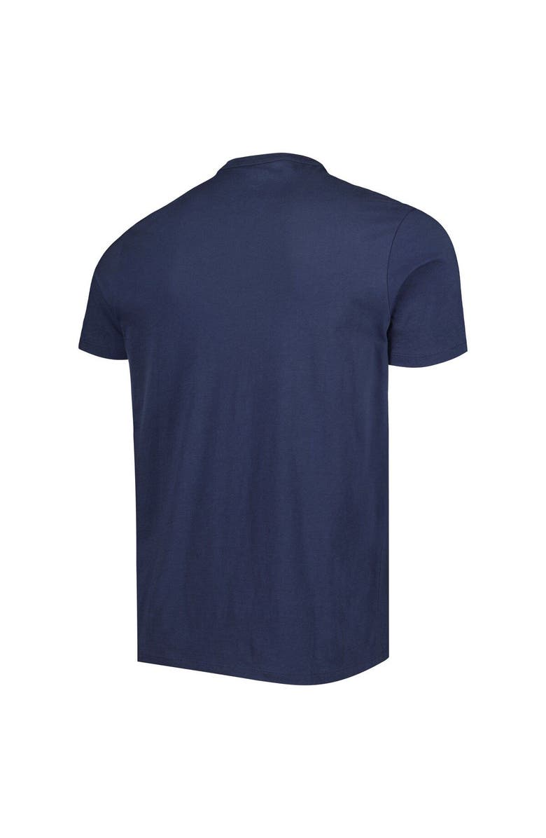 '47 Men's '47 Navy Chicago Bears Logo Team Stripe T-Shirt, Alternate, color, 