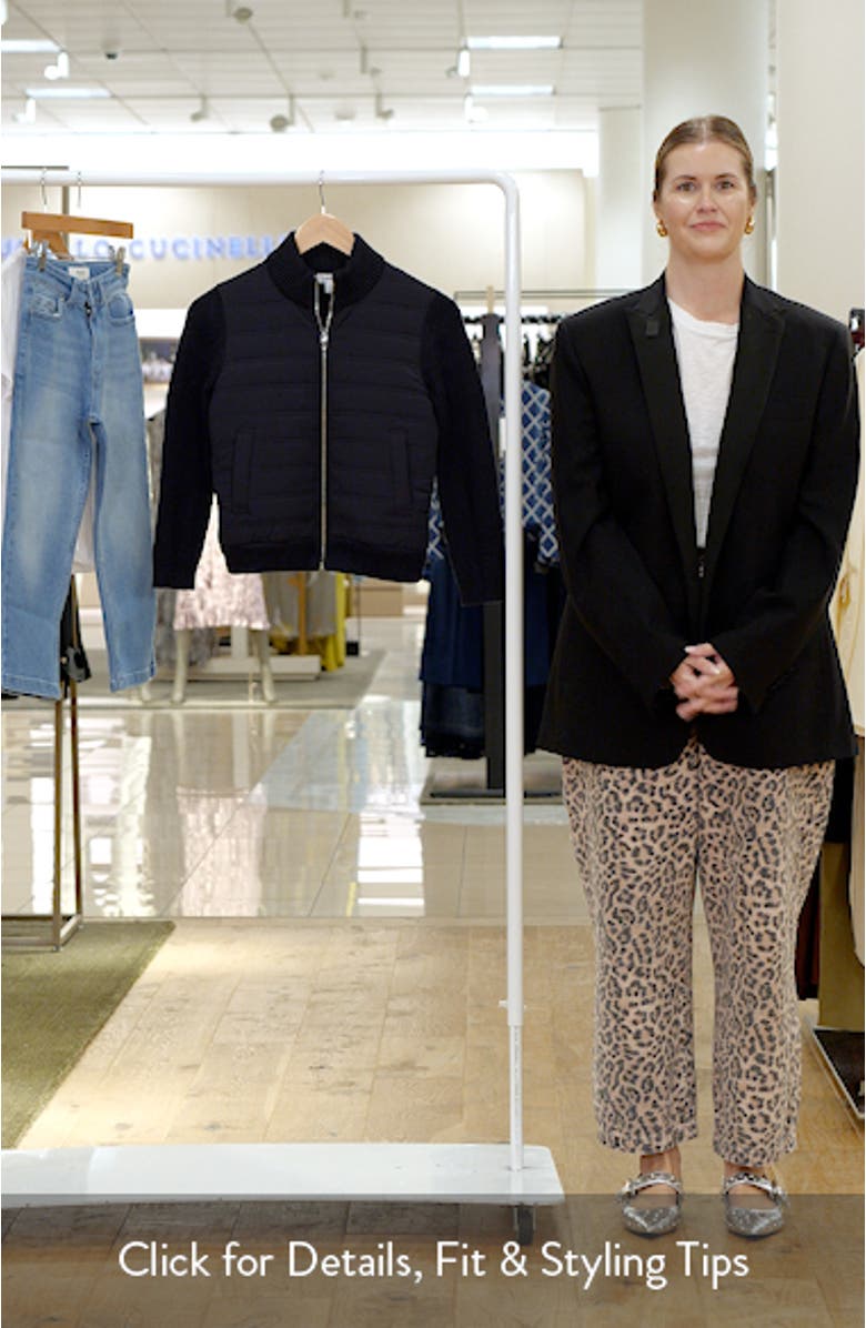 Kids' South End Jr. Quilted Zip-Up Varsity Jacket, sales video thumbnail