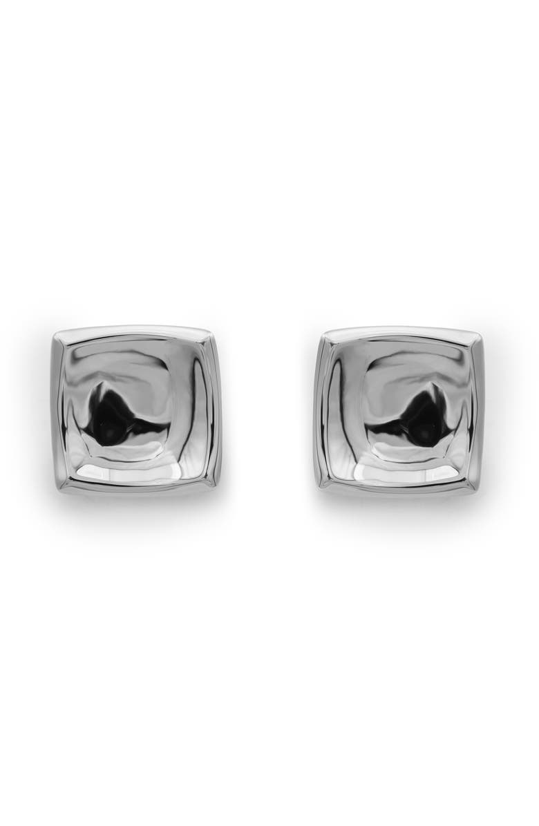 BLACK SUEDE STUDIO Cube Earring, Main, color, Silver