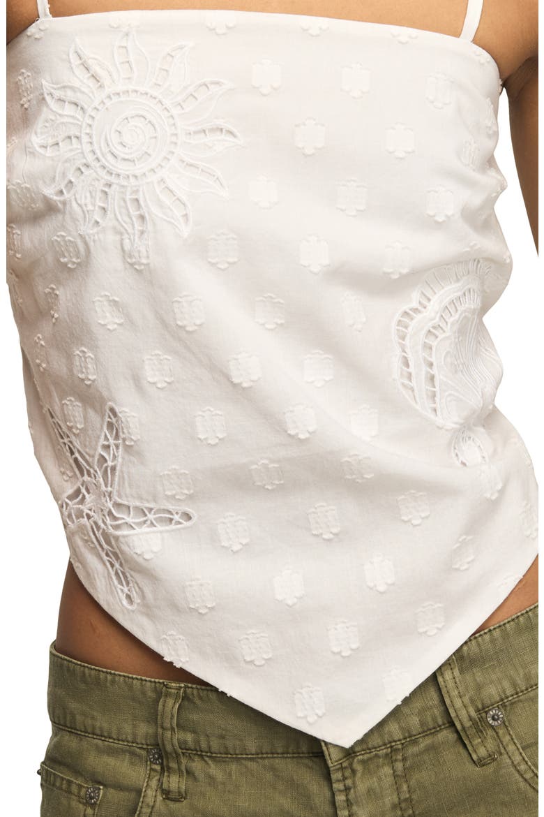 Beachy Cutwork Bandana Tank, Alternate, color, BRIGHT WHITE