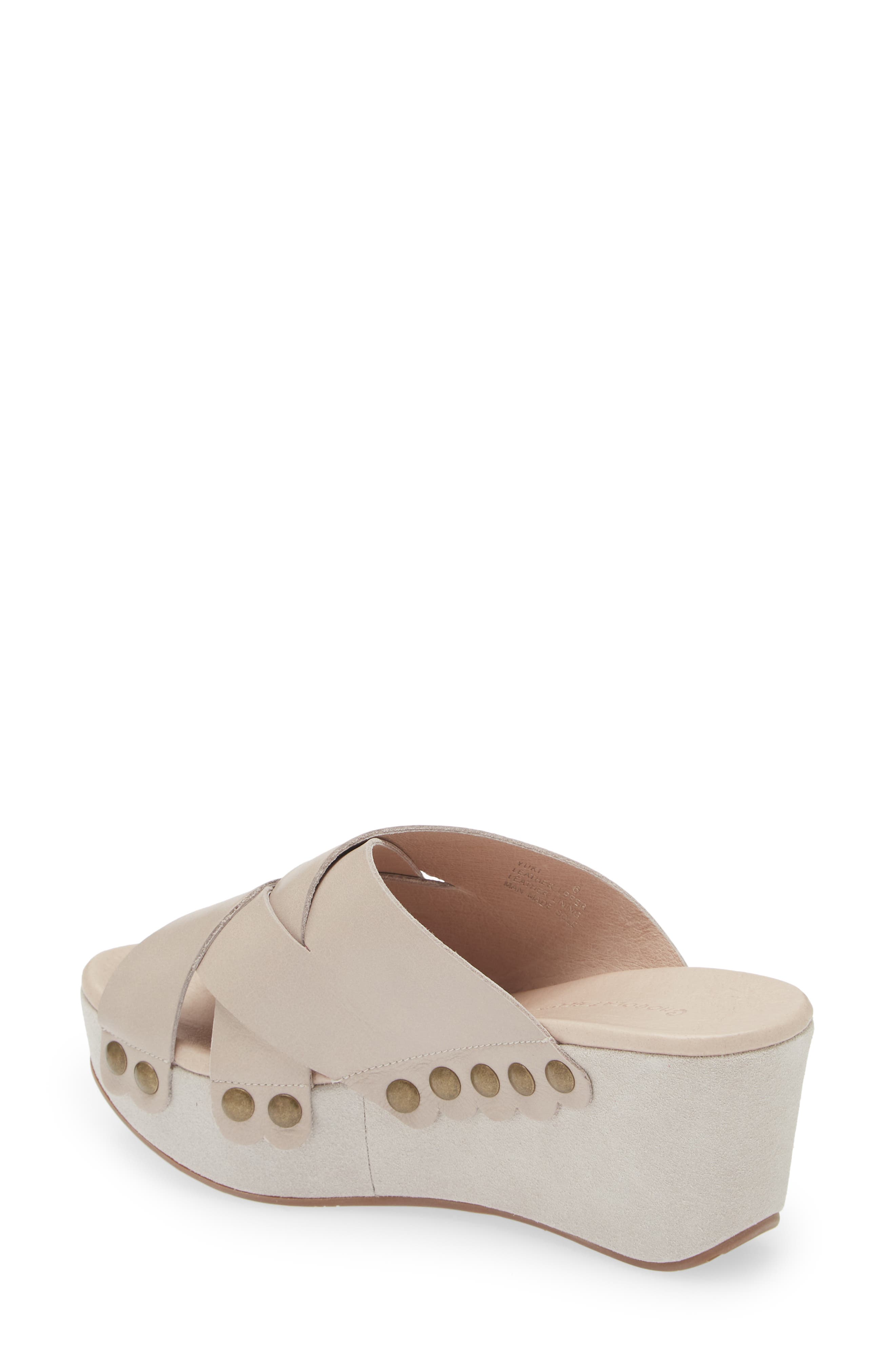 Chocolat Blu Yuki Platform Wedge Slide Sandal, Alternate, color, 