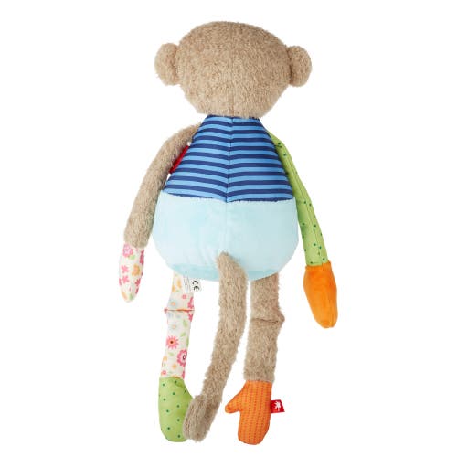 Sigikid Patchwork Monkey Plush Toy In Multicolored