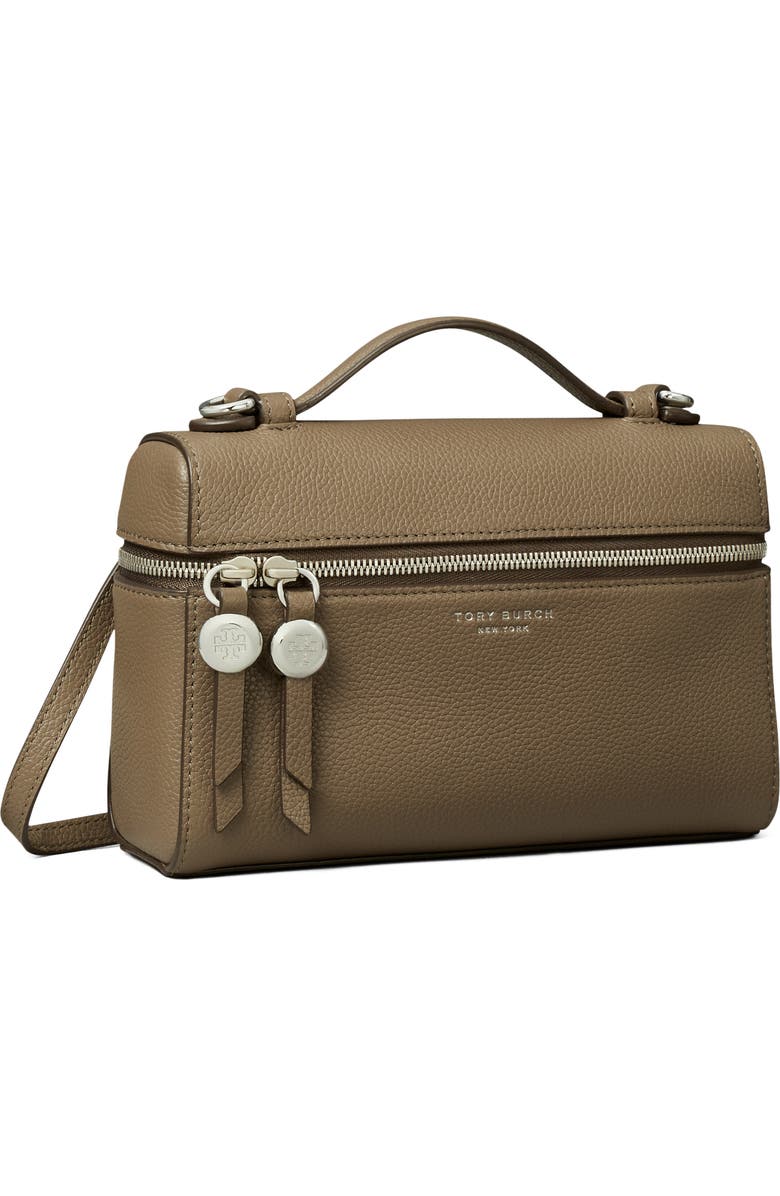 Tory Burch Romy Slim Top Handle Bag, Alternate, color, Wild Mushroom