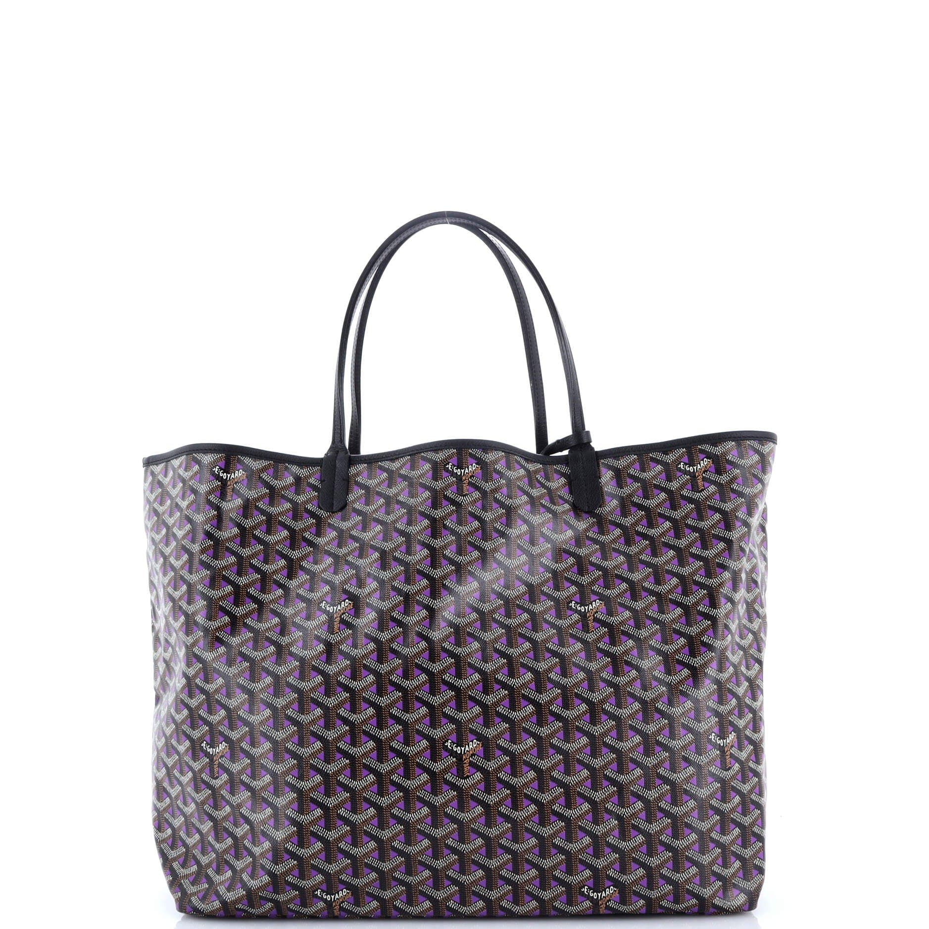 Pre-Owned Goyard Saint Louis Tote Claire Voie Coated Canvas GM, Alternate, color, 
