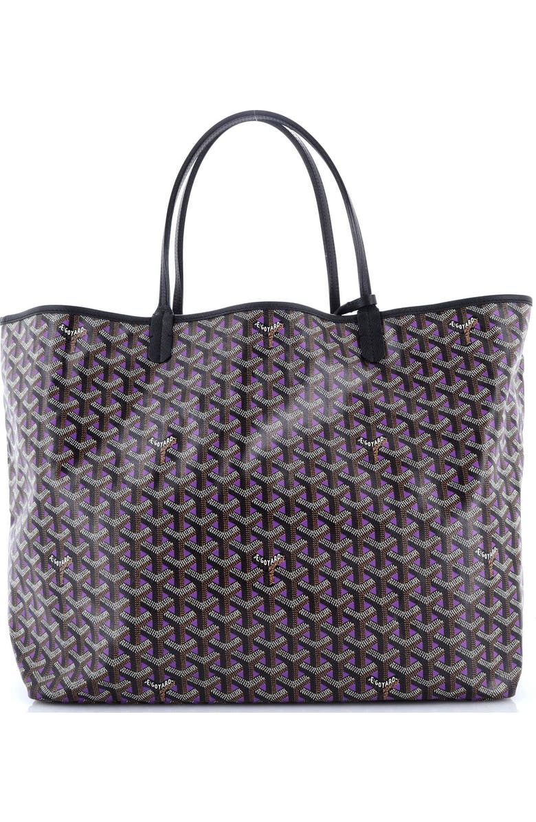 Pre-Owned Goyard Saint Louis Tote Claire Voie Coated Canvas GM, Alternate, color,