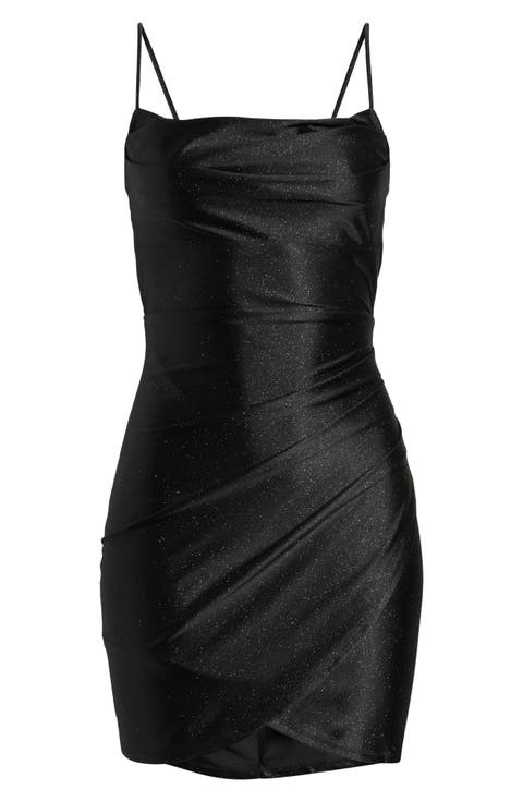 Glitter Satin Minidress
