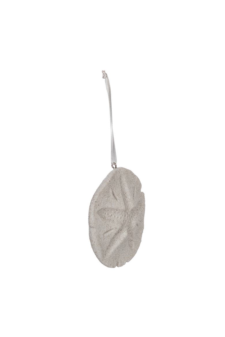 Sandy Sand Dollar Tree Ornament, Alternate, color, White