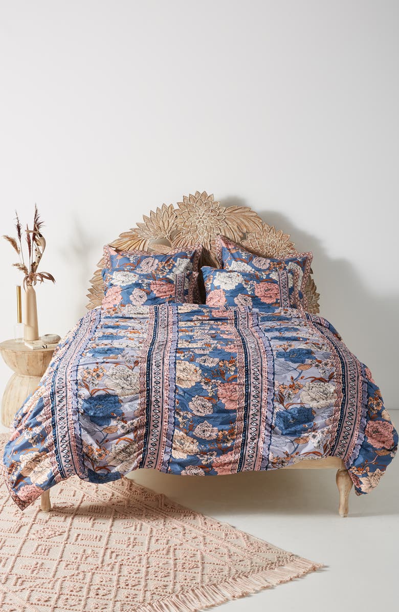 Anthropologie Home Tiled Garden Duvet Cover, Alternate, color, 