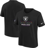 Nike Youth Nike  Black Las Vegas Raiders 2024 NFL Crucial Catch T-Shirt