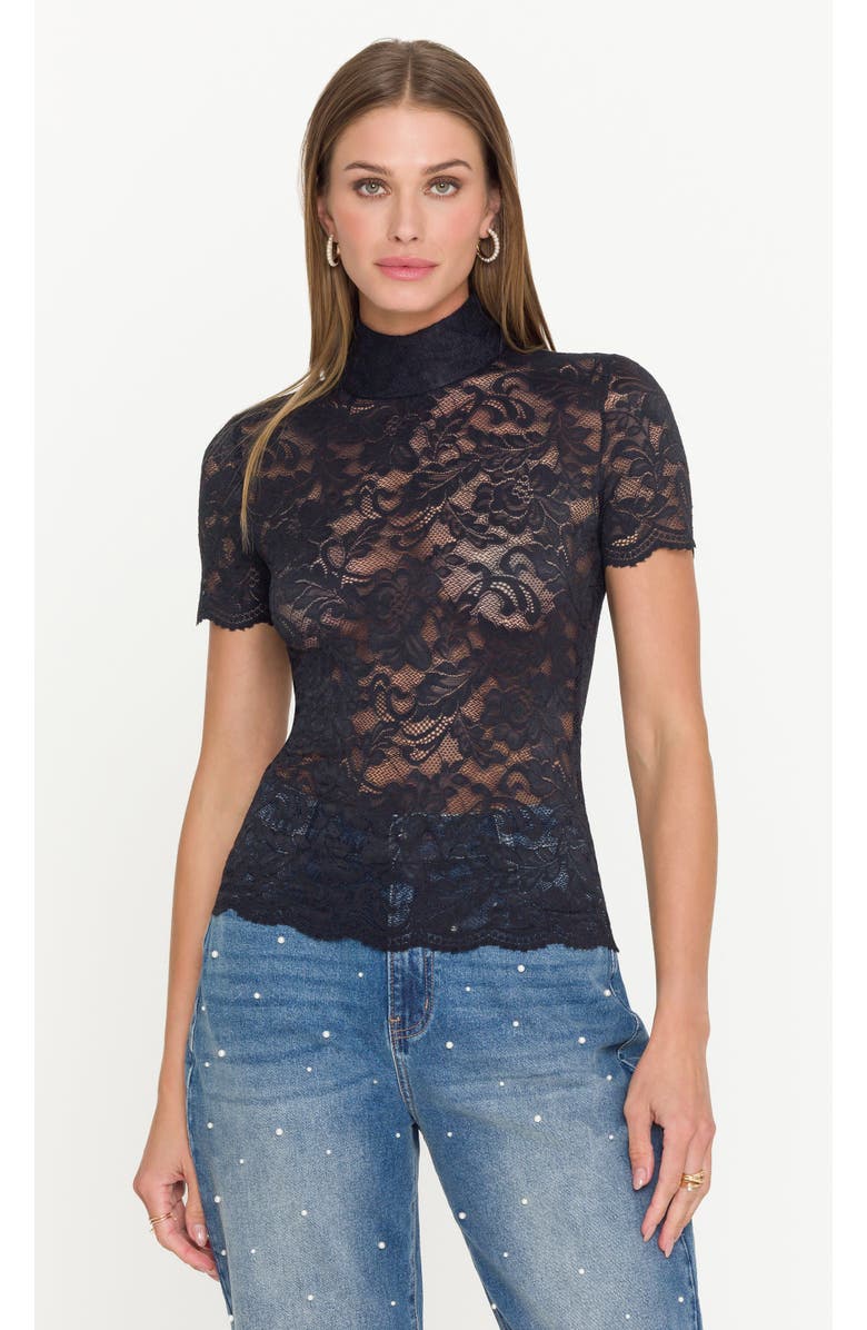 Generation Love Callen Lace Top, Main, color, Black