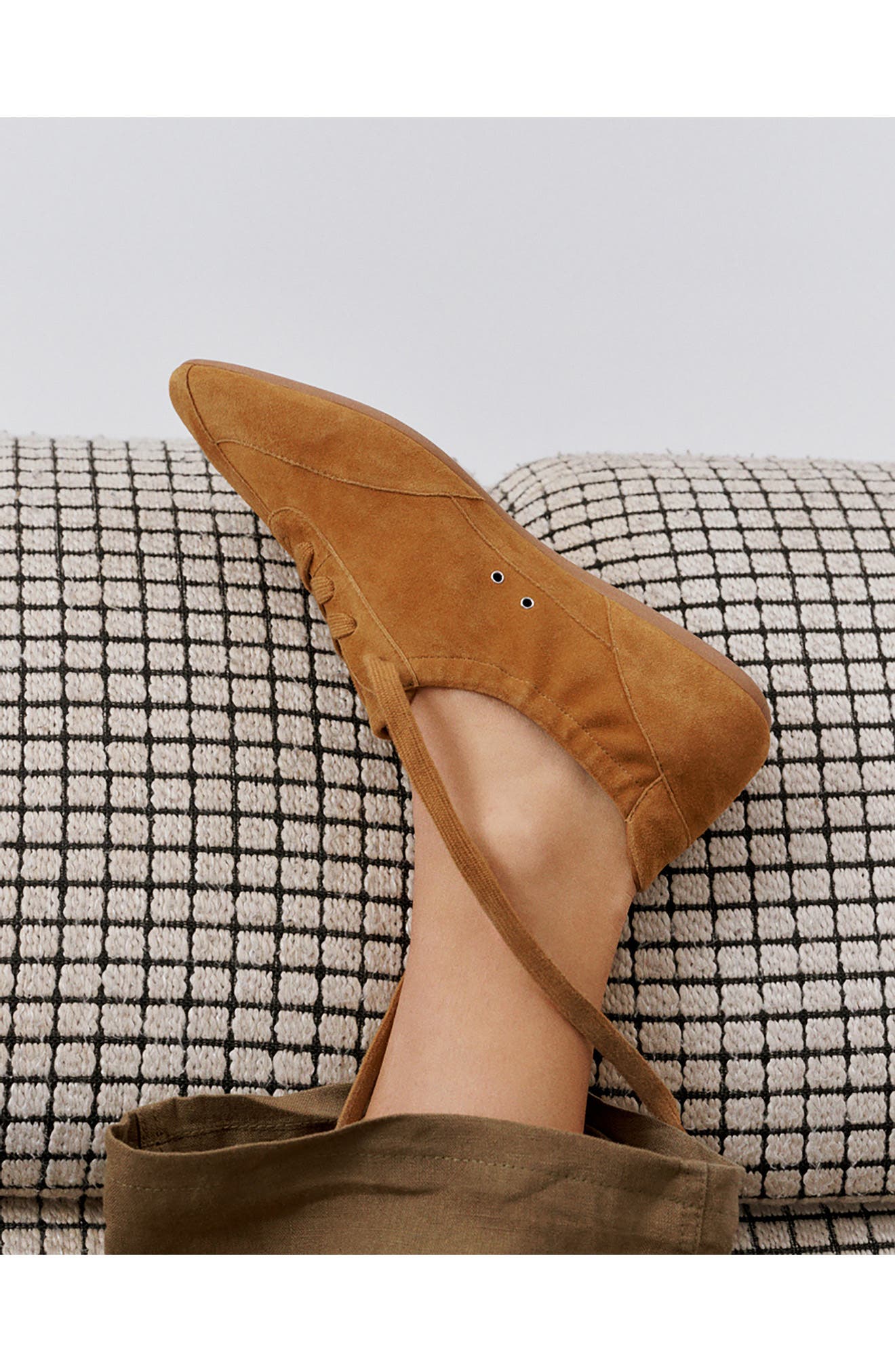 Madewell The Greta Ballet Sneaker, Alternate, color, Sand Dune