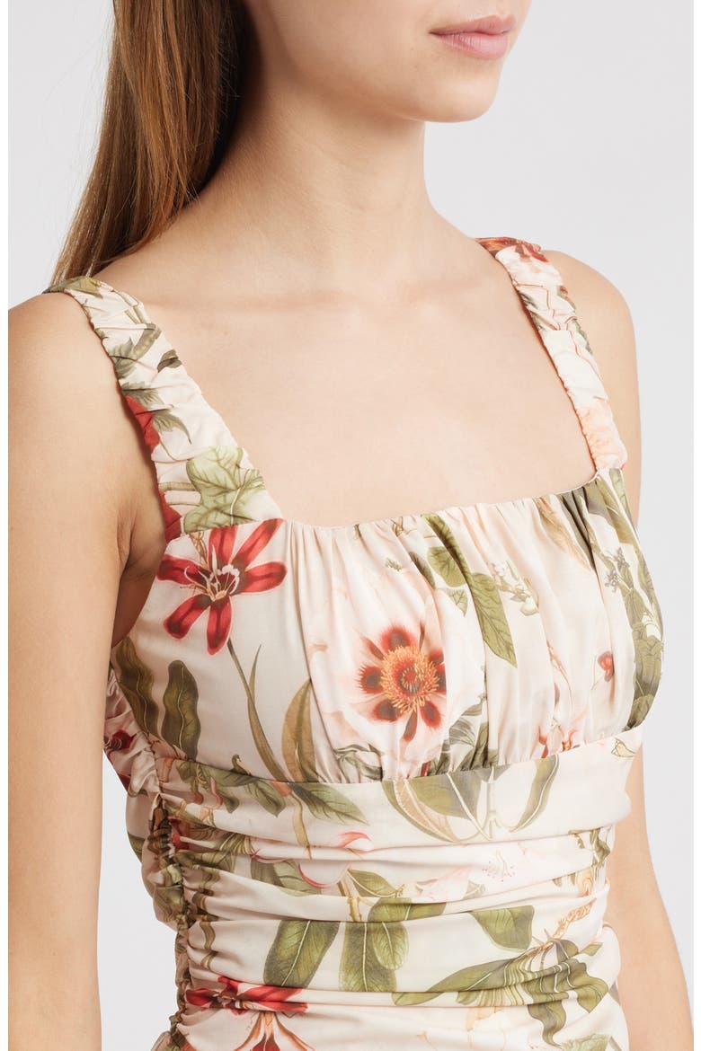 Cameron Floral Maxi Cocktail Dress, Alternate, color, MULTI FLORAL