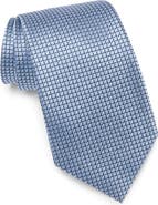 ZEGNA TIES Geometric Silk Tie