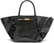 DeMellier New York Leather East/West Midi Tote