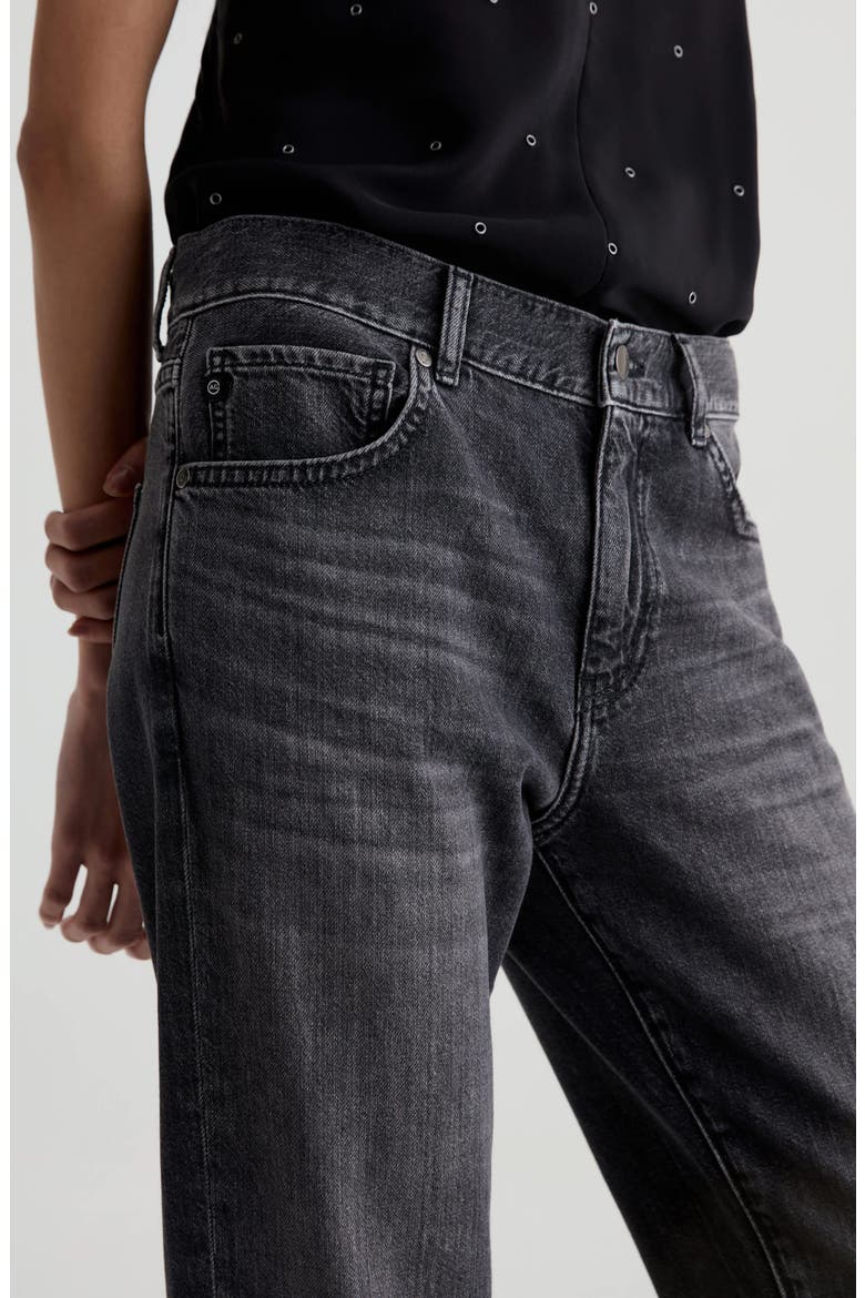 The Boyfriend High Waist Straight Leg Jeans, Alternate, color, FAREWELL
