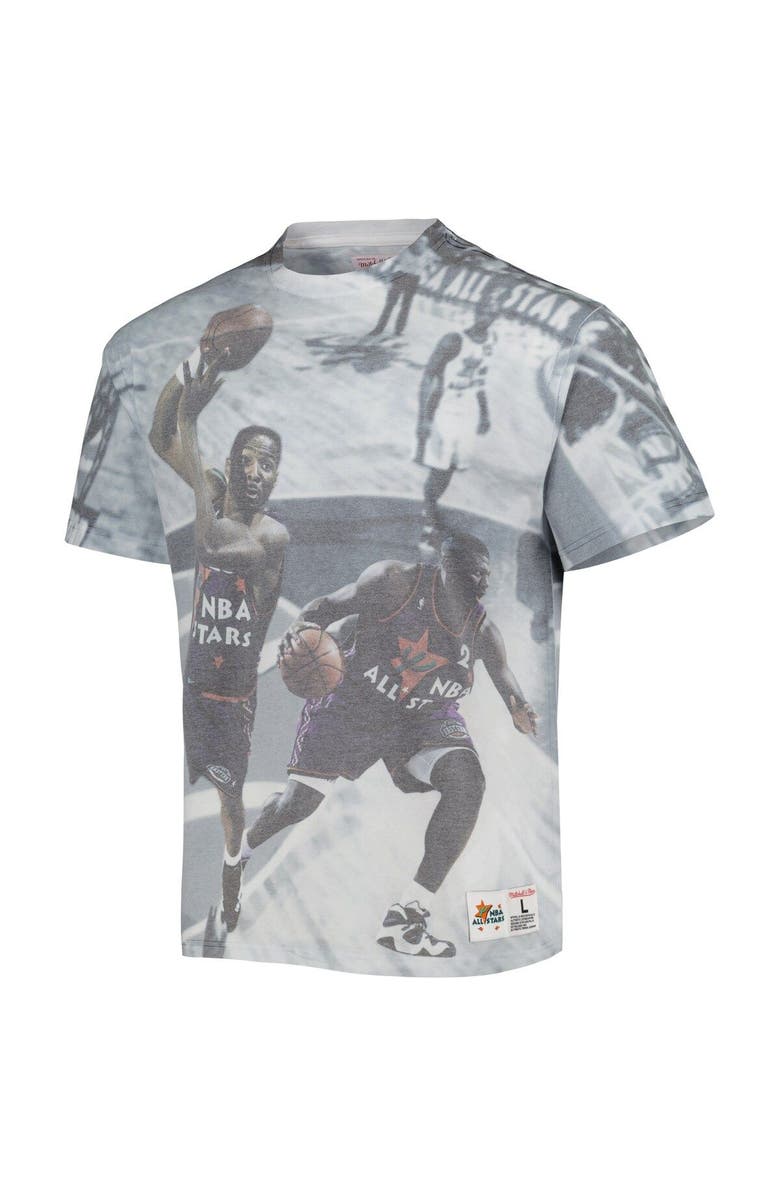 Mitchell & Ness Men's Mitchell & Ness Charlotte Hornets Above the Rim Graphic T-Shirt, Alternate, color, White