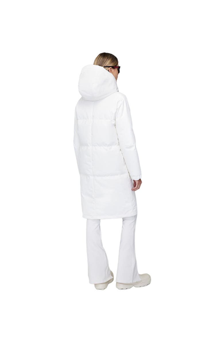 Quartz Co. INES | Hooded Down Winter Jacket, Alternate, color, Ivory