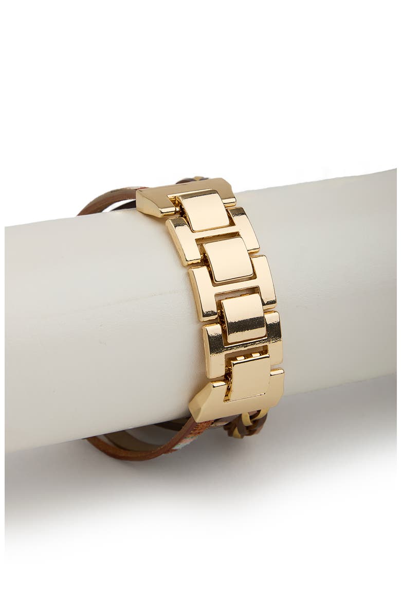 Crystal Boho Apple Watch® Watchband, Alternate, color, BROWN MULTI
