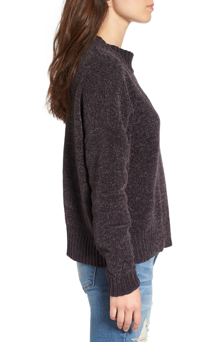 BP. Chenille Funnel Neck Sweater, Alternate, color, 