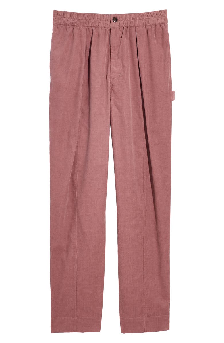 Madewell Pull-On Tapered Corduroy Pants, Alternate, color,