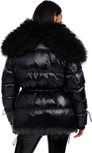 Pajar Electra Mid Puffer with Detachable shearling Lined