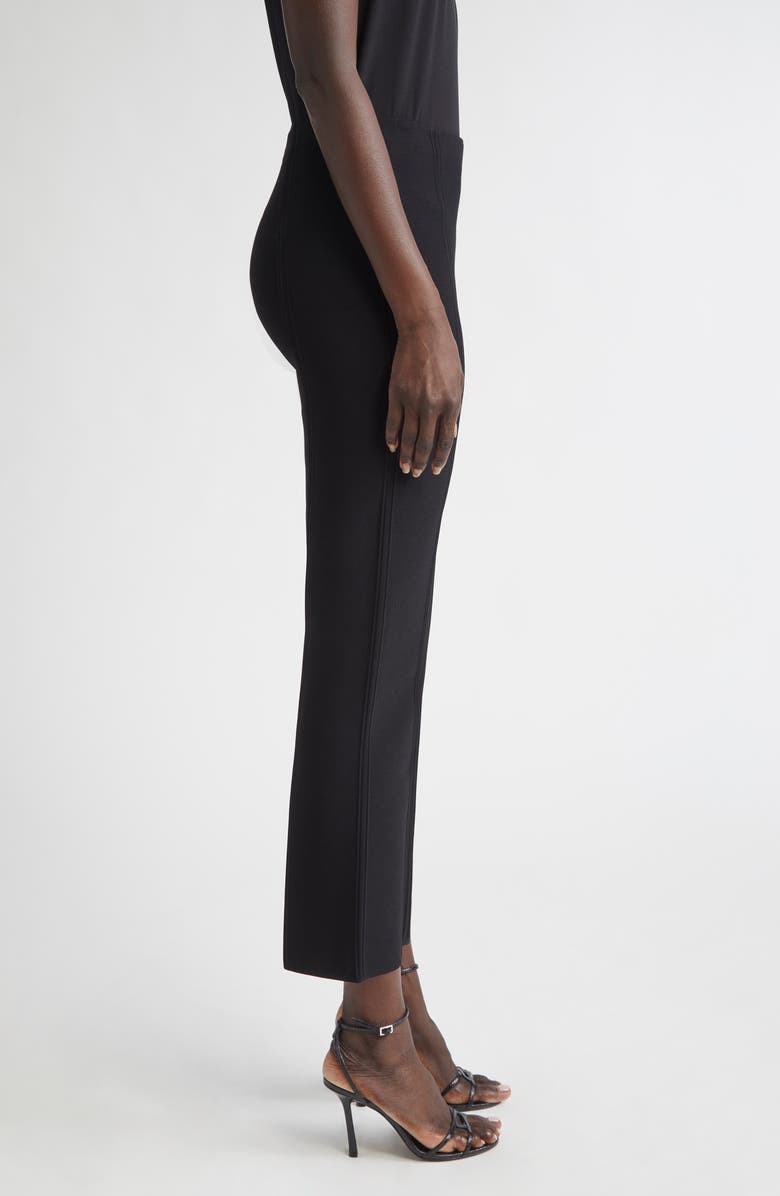 ST. JOHN Knit Crop Pants, Alternate, color, Black