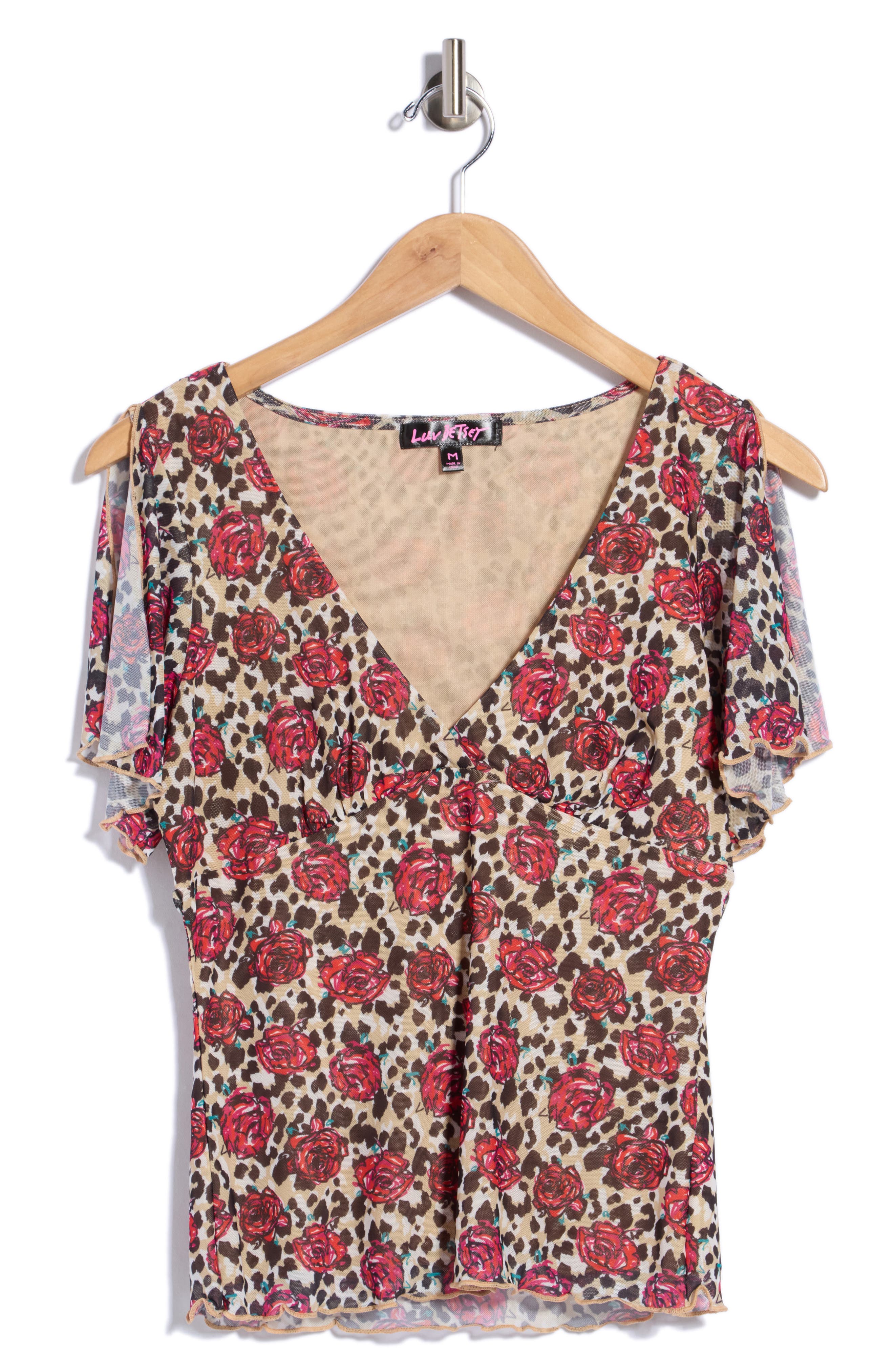 selected TAN CHEETAH CLUB FLORAL