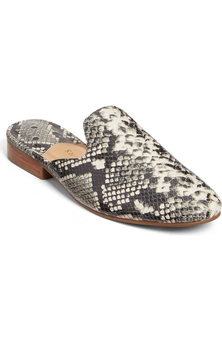 Jack Rogers Delaney Snakeskin Print Mule, Main, color,