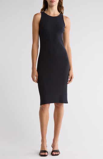Vince Ribbed Cotton Tank Dress