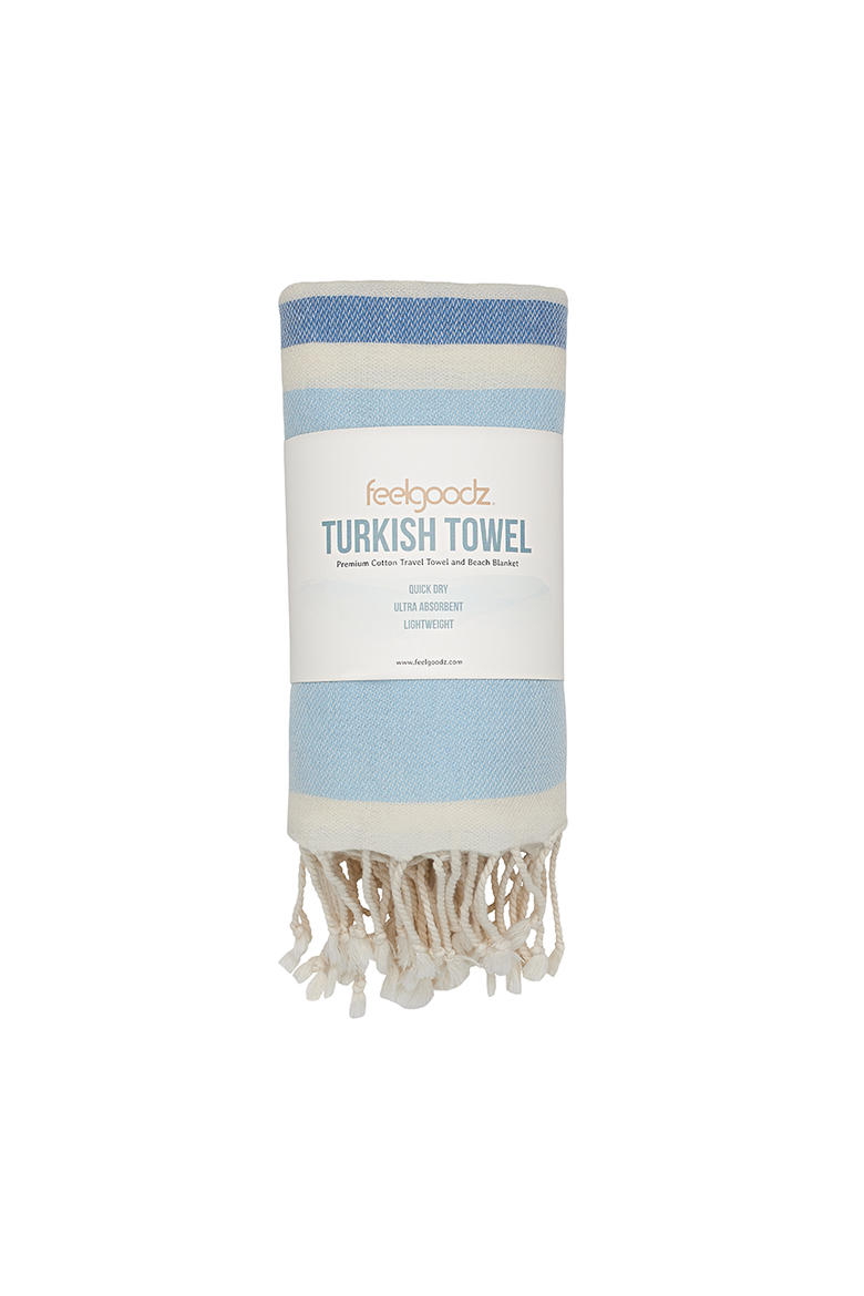 Artisan Crafted Cotton Turkish Towel Beach Bath, Alternate, color, Sea
