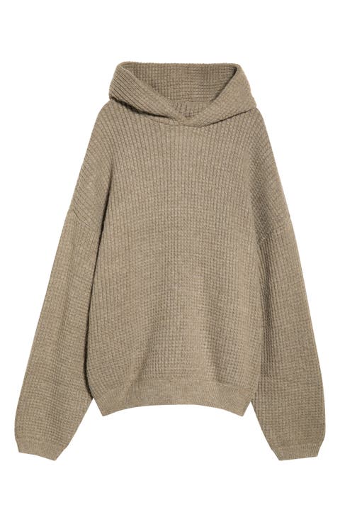 '90s Waffle Knit Hoodie