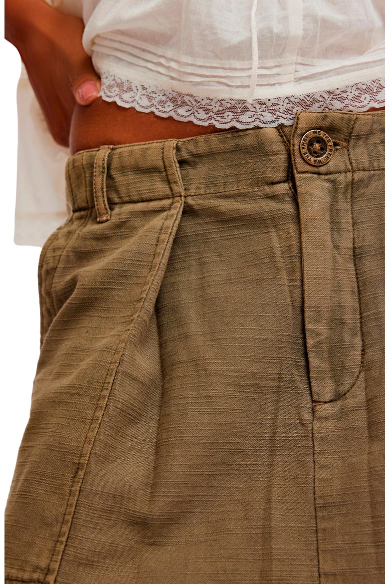Riverfront Surplus Miniskirt, Alternate, color, BEECH LEAVES