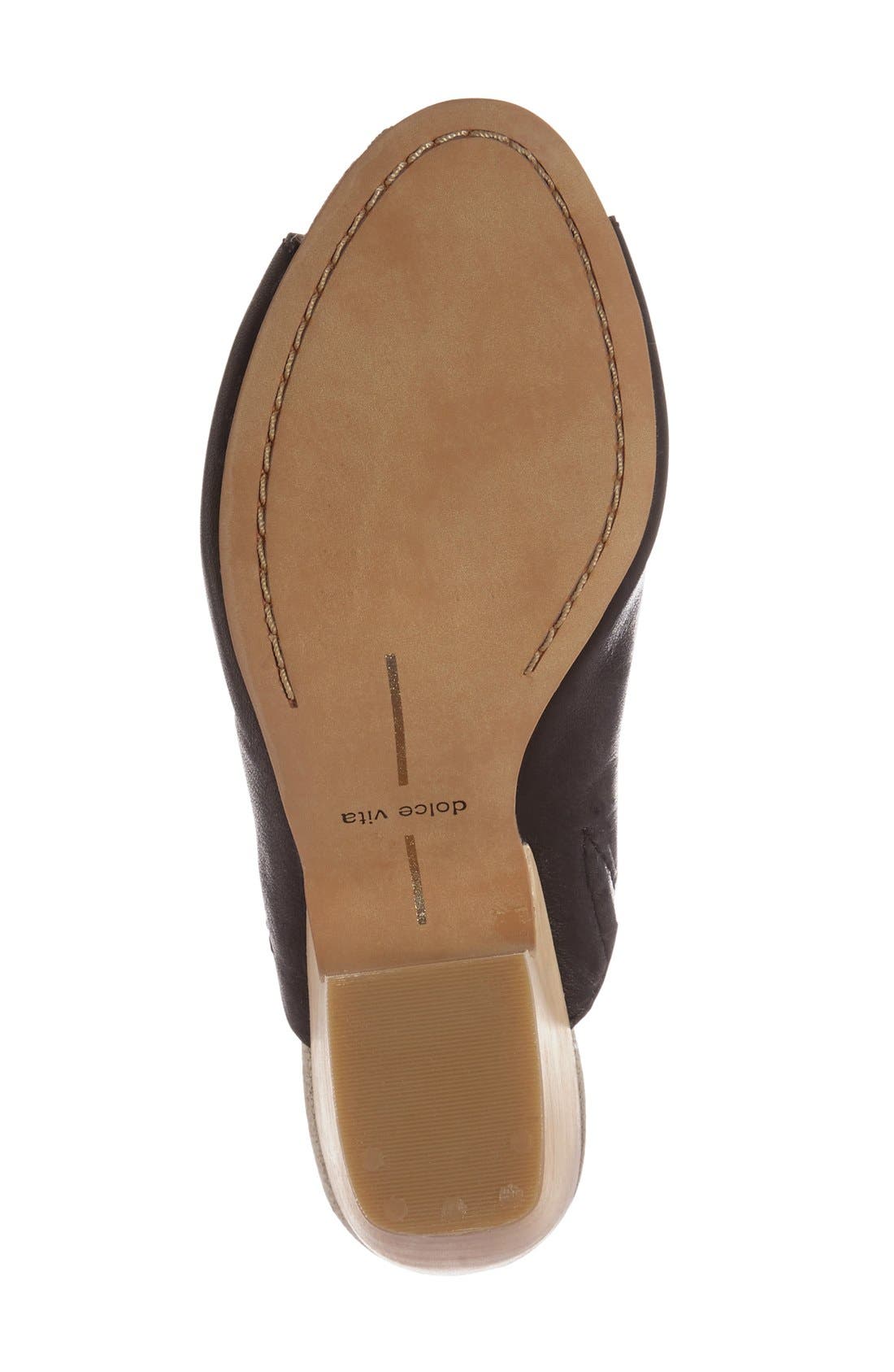 Dolce Vita 'Tegan' Peep Toe Mule, Alternate, color, 