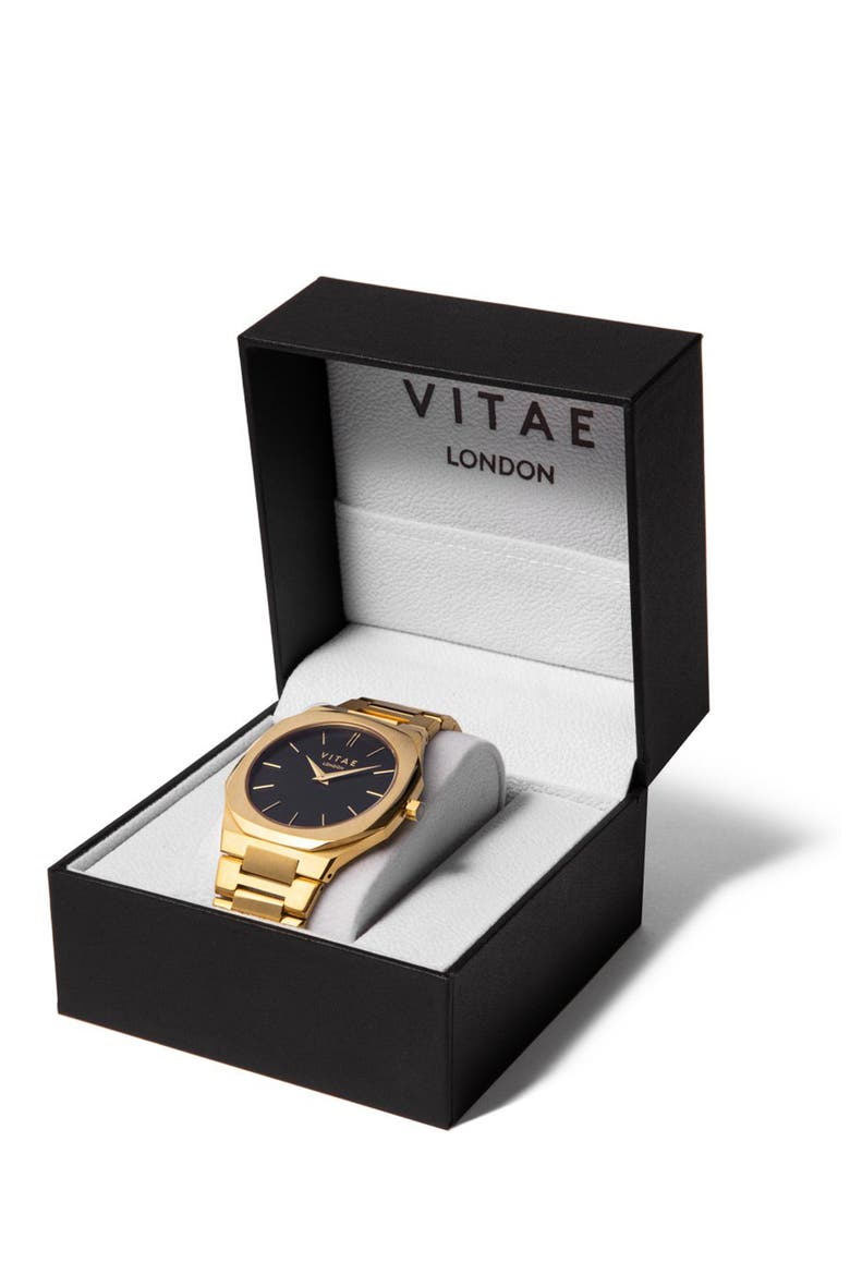 Ada Bracelet Watch, 42mm, Alternate, color, MIDNIGHT/ GOLD