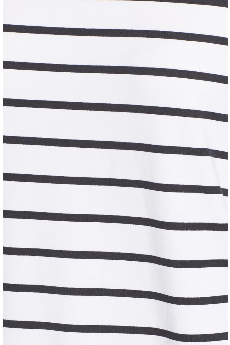 Bell Sleeve Tee, Alternate, color, WHITE/ BLACK