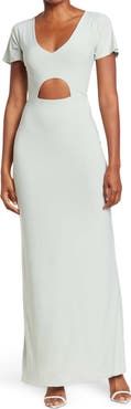 Love By Design Anjelina Slinky Cutout Maxi Dress