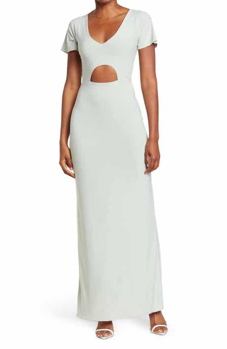 Love By Design Anjelina Slinky Cutout Maxi Dress