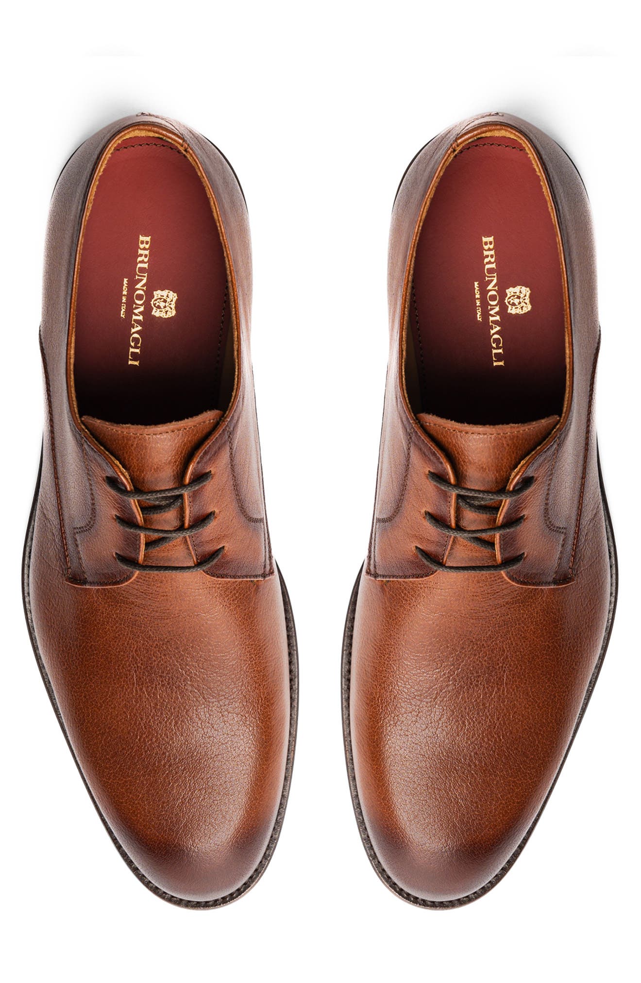 Bruno Magli Pierre Derby, Alternate, color, Cognac